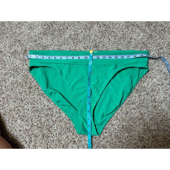 CALIA by Carrie Underwood women's swim bikini bottoms, size XXL, Green - Picture 3 of 5